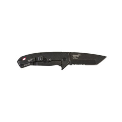 Couteau Hardline lame crantée - Blister