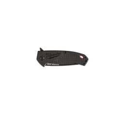 Couteau Hardline lame crantée - Blister
