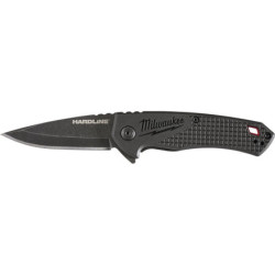 Couteau pliant Hardline lame lisse 64MM - Blister