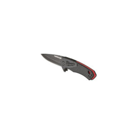 Couteau pliant Hardline lame lisse 64MM - Blister