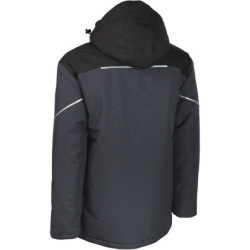 Parka stretch mécanique grise/noire PORGREY