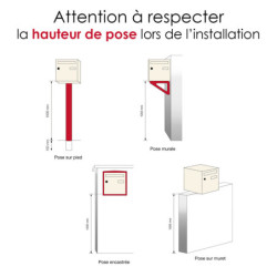 Boîte aux lettres double face