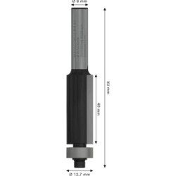 Fraise à araser PRO pour roulement inférieur diamètre 9,6