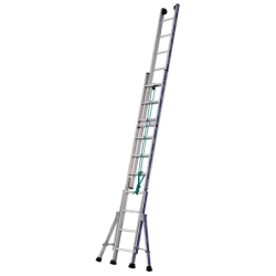 Échelle coulissante 2 plans en aluminium 2.97/4.93m