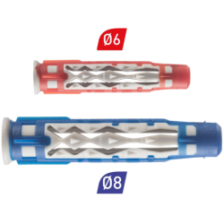 Cheville COLORTECH 6x35 sans vis seau de 500