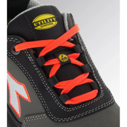 Chaussure de sécurité basse SHARK noire et fluo S3S SRC ESD