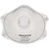 Masque antipoussière à valve FFP3 boîte de 10
