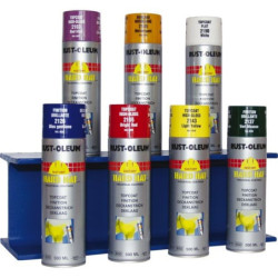 BOMBE PEINTURE HARD HAT NOIR RUST OLEUM 2179