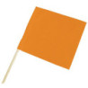 Fanion rouge fluorescent 40 x 50 cm