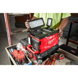 Projecteur de chantier M18 POALC-0 PACKOUT Hybride 18V / 220V 3000 lumens
