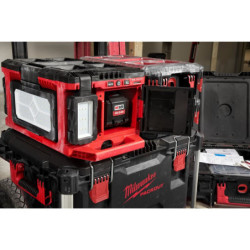 Projecteur de chantier M18 POALC-0 PACKOUT Hybride 18V / 220V 3000 lumens