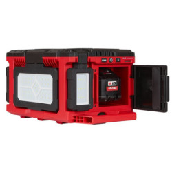 Projecteur de chantier M18 POALC-0 PACKOUT Hybride 18V / 220V 3000 lumens