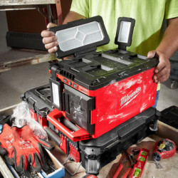 Projecteur de chantier M18 POALC-0 PACKOUT Hybride 18V / 220V 3000 lumens