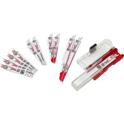 Coffret 12 lames scie sabre bois et métal