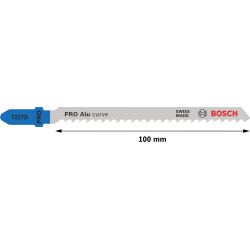 Lame scie sauteuse Bosch aluminium T227D blister de 5