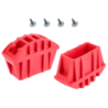 Patin sabot enveloppant rouge MT50