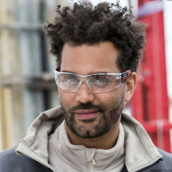 Lunette de protection verre incolore bi-matière RUSHPPSI