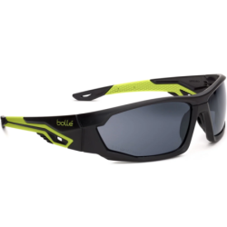 Lunette bi-matière noir et jaune fumé MERPSF