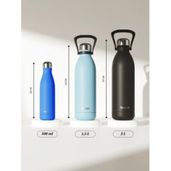 Bouteille isotherme QWETCH 2L Inox Brossé