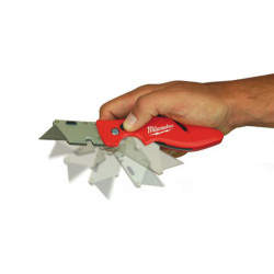 Cutter rétractable FASTBACK avec stockage de lames