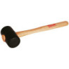 Maillet en caoutchouc 75 mm type tonneau