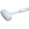 Maillet monobloc blanc diamètre 60 mm