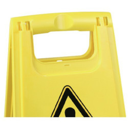Panneau PVC chevalet de signalisation « Surface glissante »