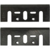 Jeu de 2 fers de rabot acier 170mm