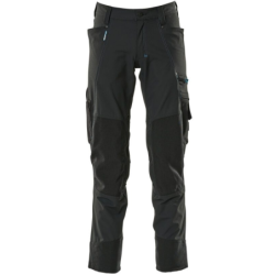 Pantalon genouillère strech noir