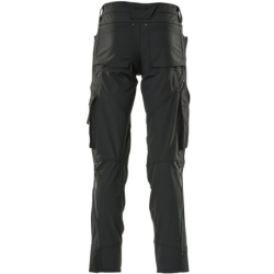 Pantalon genouillère strech noir
