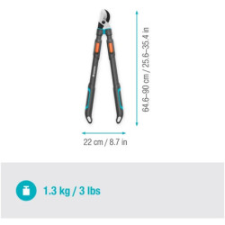 SECATEUR DEUX MAINS TELECUT PRO L GARDENA