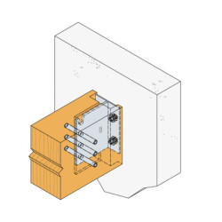 Étrier ame intérieure BTC hauteur 320mm EP 3mm