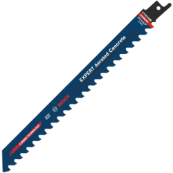 Lame scie sabre EXPERT carbure béton cellulaire 225mm blister de 1