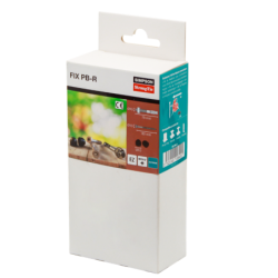 Kit de fixations pied de poteau gamme Nuance blister 1 pièce