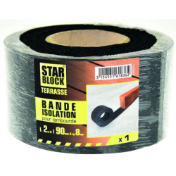 Bande d'isolation lambourde STARBLOCK 90X2000X8mm