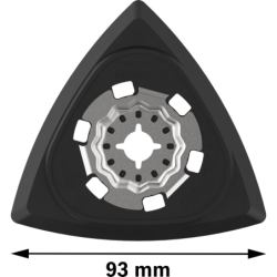 Plateau de ponçage E-CUT Bosch AVZ 93 G pour outils oscillants multi-fonctions