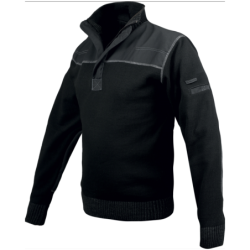 PULL COL MONTANT ZIPPE NOIR ONTARIO2