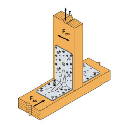 Equerre de fixation 150x150x65mm E9/2.5