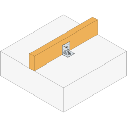 Vis bois filetage partiel tête hexagonale 8,0x40mm boîte 50 SSH8.0x40