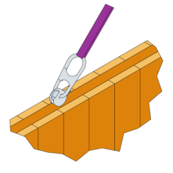 Vis bois filetage partiel tête hexagonale 8,0x40mm boîte 50 SSH8.0x40