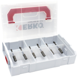 Coffret 6 pièces de foret verre et ceramique ERKO 3X6mm - 3X8mm