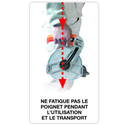 MESURE 100M RUBAN ACIER POIGNE E ERGO