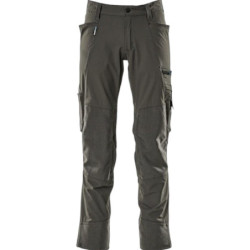 Pantalon genouillère strech gris