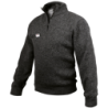 PULL STOP RC COL MONTANT ZIPPE GRIS ANTHRACITE