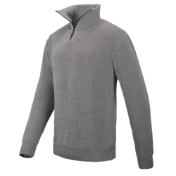 PULL COL CAMIONNEUR 300N GRIS MERCURE