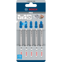 Lame scie sauteuse Bosch aluminium T227D blister de 5