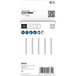 Lame scie sauteuse Bosch aluminium T227D blister de 5