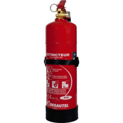 EXTINCTEUR POUDRE ABC 1KG AVEC MANOMETRE