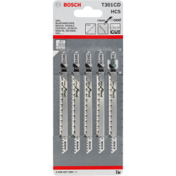 Lame de scie sauteuse T301CD blister de 5