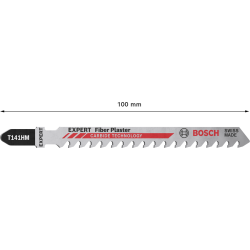 Lame de scie sauteuse EXPERT Fiber Plaster T141HM blister de 3